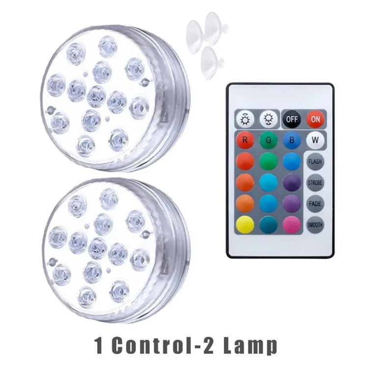13-LED Submersible Light Light Up Water Elevate the Mood
