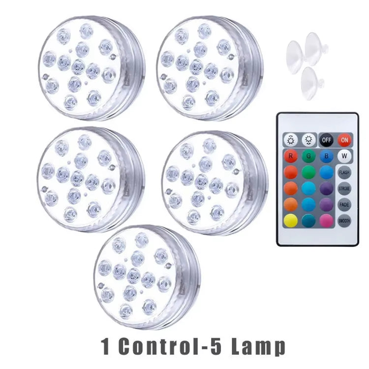13-LED Submersible Light Light Up Water Elevate the Mood