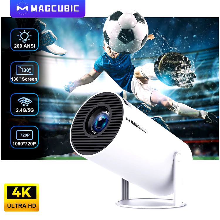 CineCast HY300 PRO 4K Smart Projector with WiFi 6