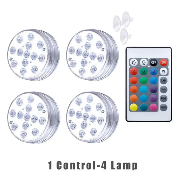 13-LED Submersible Light Light Up Water Elevate the Mood