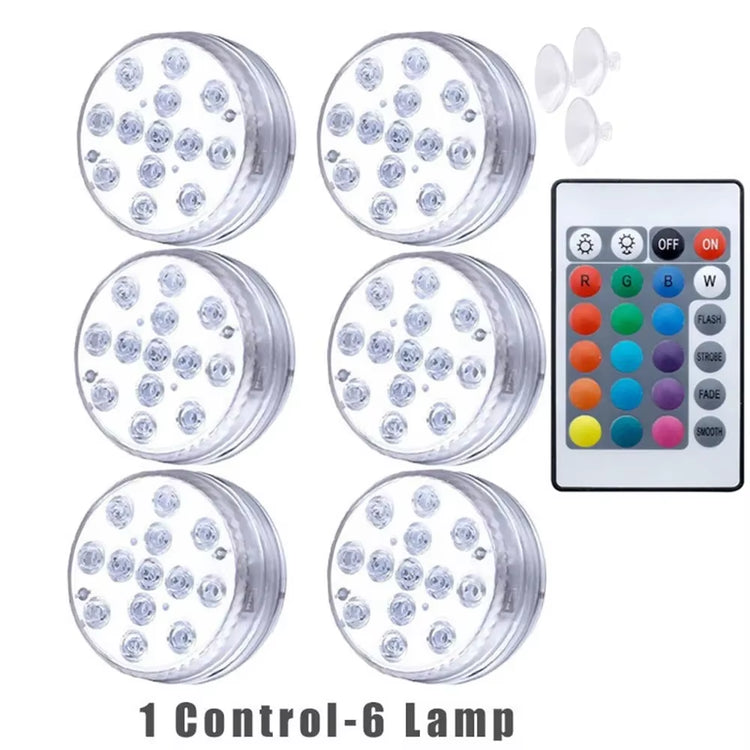 13-LED Submersible Light Light Up Water Elevate the Mood