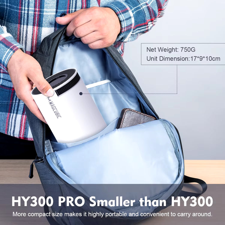 CineCast HY300 PRO 4K Smart Projector with WiFi 6