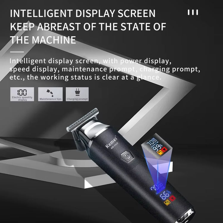 ZeroBlade Pro Cordless 7000RPM Hair Trimmer with LCD Display