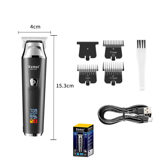ZeroBlade Pro Cordless 7000RPM Hair Trimmer with LCD Display