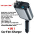 VoltRush 4-in-1 Retractable Car Charger  