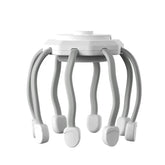 NeuroRelax™ Octopus Head Massager: 20-Contact Electric Scalp Massager with Red Light Therapy