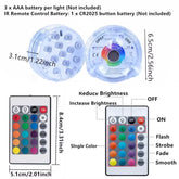 13-LED Submersible Light  Light Up Water Elevate the Mood