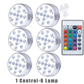 13-LED Submersible Light  Light Up Water Elevate the Mood